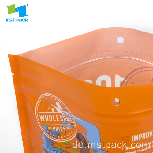 Plastikstand -up -Beutel für Hundefutter